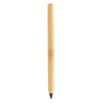 Crayon publicitaire longue durée en bambou Bamboo Infinity couleur marron quatrième vue