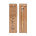 Crayon publicitaire longue durée en bambou Bamboo Infinity couleur marron vue avec boîte