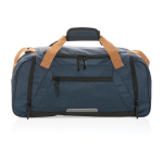 Sac de voyage en polyester recyclé au style urbain Urban Outdoor couleur bleu marine deuxième vue