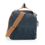 Sac de voyage en polyester recyclé au style urbain Urban Outdoor couleur bleu marine troisième vue