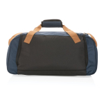 Sac de voyage en polyester recyclé au style urbain Urban Outdoor couleur bleu marine quatrième vue