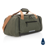 Sac de voyage en polyester recyclé au style urbain Urban Outdoor couleur vert foncé