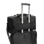 Sac de week-end en polyester recyclé Weekend RPET Swiss Peak couleur noir sixième vue