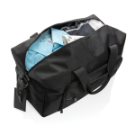 Sac de week-end en polyester recyclé Weekend RPET Swiss Peak couleur noir neuvième vue