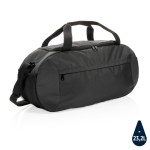 Sac de sport personnalisé en polyester recyclé Impact couleur noir