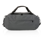 Sac de sport personnalisé en polyester recyclé Impact couleur gris foncé deuxième vue