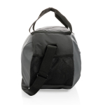 Sac de sport personnalisé en polyester recyclé Impact couleur gris foncé troisième vue