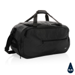 Sac de voyage et de sport recyclé avec grande ouverture Swiss Peak couleur noir