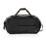 Sac de voyage et de sport recyclé avec grande ouverture Swiss Peak couleur noir deuxième vue