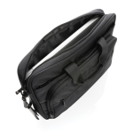 Mallette en polyester recyclé durable pour PC 15,6” RPET Swiss Peak couleur noir huitième vue
