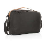 Mallette PC 15,6” personnalisée au design minimaliste éco Exclusive couleur noir huitième vue