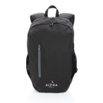 Sac à dos personnalisé avec détail de couleur pour PC de 15´´ Colorzip couleur noir vue avec logo