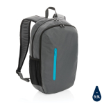 Sac à dos personnalisé avec détail de couleur pour PC de 15´´ Colorzip couleur gris foncé