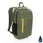 Sac à dos personnalisé avec détail de couleur pour PC de 15´´ Colorzip couleur vert foncé