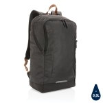Sac à dos personnalisé, polyvalent recyclé en polyester Urban Outdoor couleur noir