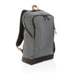 Sac à dos personnalisé, polyvalent recyclé en polyester Urban Outdoor couleur gris foncé huitième vue