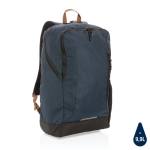 Sac à dos personnalisé, polyvalent recyclé en polyester Urban Outdoor couleur bleu marine