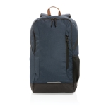 Sac à dos personnalisé, polyvalent recyclé en polyester Urban Outdoor couleur bleu marine deuxième vue