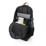 Sac à dos personnalisé, polyvalent recyclé en polyester Urban Outdoor couleur bleu marine septième vue