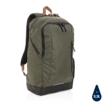Sac à dos personnalisé, polyvalent recyclé en polyester Urban Outdoor couleur vert foncé