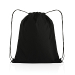 Sac à dos à cordon léger et recyclé avec AWARE™ Urban Recycled Elegant couleur noir troisième vue