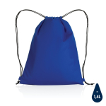 Sac à dos à cordon léger et recyclé avec AWARE™ Urban Recycled Elegant couleur bleu