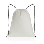 Sac à dos à cordon léger et recyclé avec AWARE™ Urban Recycled Elegant couleur blanc troisième vue