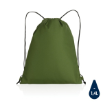 Sac à dos à cordon léger et recyclé avec AWARE™ Urban Recycled Elegant couleur vert foncé