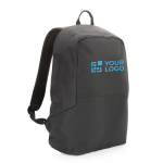 Sac à dos antivol rembourré avec poche et RFID 15,6´´ Journey couleur noir avec zone d'impression