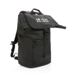 Sac à dos imperméable pour PC portable de 15,6´´ WaterResistant couleur noir avec zone d'impression