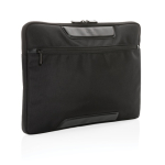 Housse pour PC portable en polyester recyclé 15,6” RPET Swiss Peak couleur noir