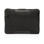 Housse pour PC portable en polyester recyclé 15,6” RPET Swiss Peak couleur noir deuxième vue