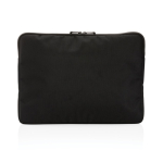 Housse pour PC portable en polyester recyclé 15,6” RPET Swiss Peak couleur noir quatrième vue