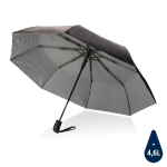 Parapluie pliant en pongé RPET 190T avec deux couleurs Ø97 Bicolor couleur argenté