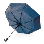 Parapluie pliant en pongé RPET 190T avec deux couleurs Ø97 Bicolor couleur bleu marine troisième vue