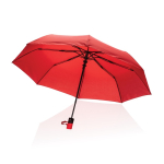 Petit parapluie imprimé pliant coupe-vent en RPET Ø97 Windproof couleur rouge septième vue