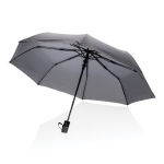Petit parapluie imprimé pliant coupe-vent en RPET Ø97 Windproof couleur gris foncé septième vue