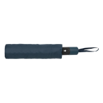 Petit parapluie imprimé pliant coupe-vent en RPET Ø97 Windproof couleur bleu marine cinquième vue