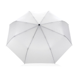 Parapluie RPET avec ouverture et fermeture à bouton Ø94 Press Up&Down couleur blanc deuxième vue