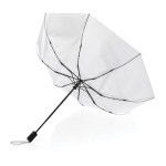 Parapluie RPET avec ouverture et fermeture à bouton Ø94 Press Up&Down couleur blanc troisième vue