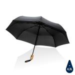 Petit parapluie avec ouverture et fermeture auto coupe-vent Ø94 RPET couleur noir