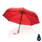 Petit parapluie avec ouverture et fermeture auto coupe-vent Ø94 RPET couleur rouge