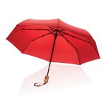 Petit parapluie avec ouverture et fermeture auto coupe-vent Ø94 RPET couleur rouge septième vue