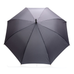 Parapluie en pongé 190T RPET couleur gris foncé deuxième vue