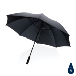 Grand parapluie manuel en matériaux recyclés Ø130 RPET King couleur noir