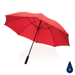 Grand parapluie manuel en matériaux recyclés Ø130 RPET King couleur rouge