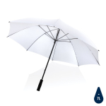 Grand parapluie manuel en matériaux recyclés Ø130 RPET King couleur blanc