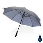 Grand parapluie manuel en matériaux recyclés Ø130 RPET King couleur gris foncé