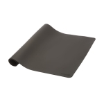 Tapis de souris promotionnel pour bureau en cuir Hybrid couleur gris foncé troisième vue