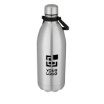 Gourde extra grande avec fonction thermos en acier, poignée 1,5L Giant avec zone d'impression